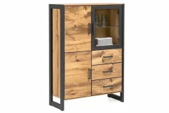 Discount Elfo Vitrine Janne Eiche