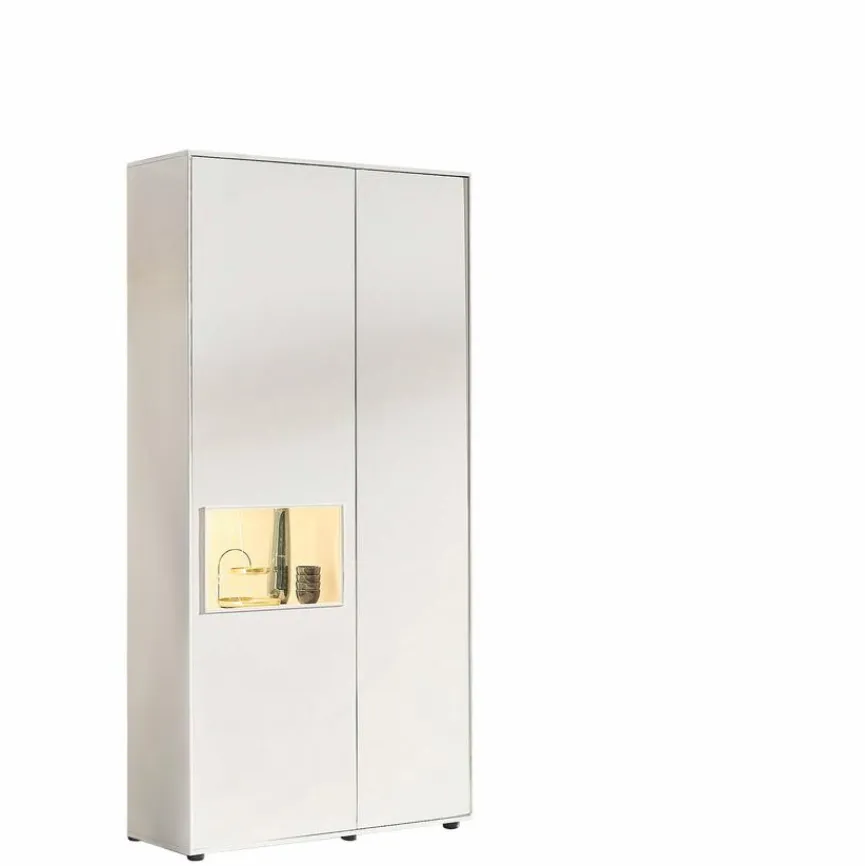 Musterring Vitrine Kara-Frame Weiß