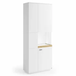 Outlet set one by Musterring Vitrine Lancaster Weiß