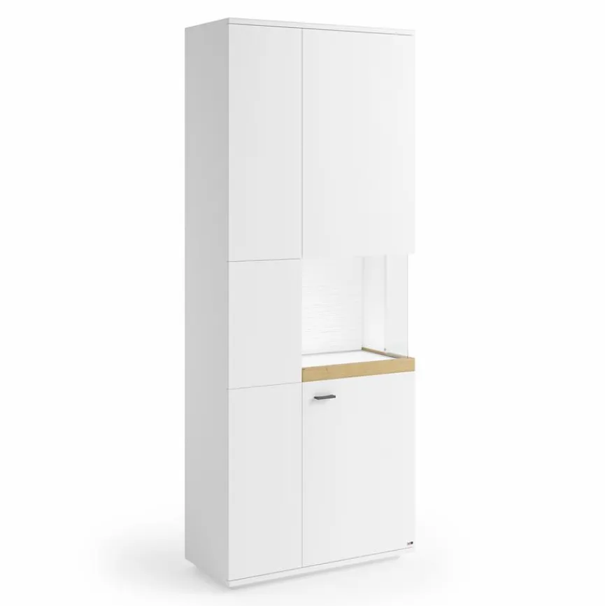 Outlet set one by Musterring Vitrine Lancaster Weiß