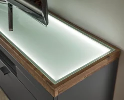 Outlet set one by Musterring Vitrine Lancaster Weiß