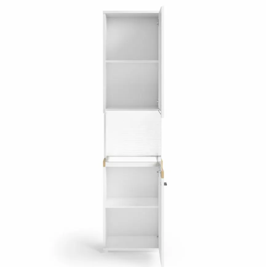 Clearance set one by Musterring Vitrine Lancaster Weiß