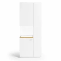 Discount set one by Musterring Vitrine Lancaster Weiß