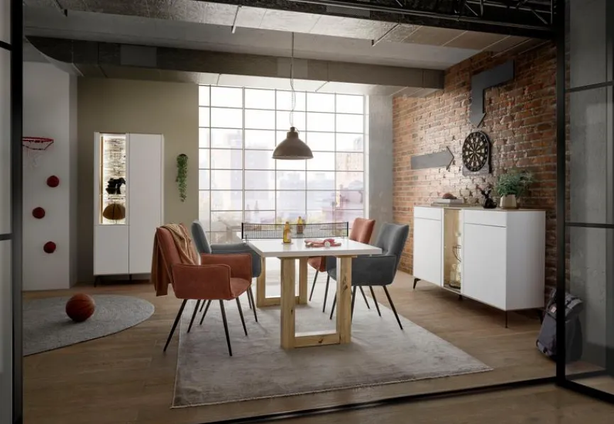 Online Mäusbacher Vitrine Meran Weiß / Matt