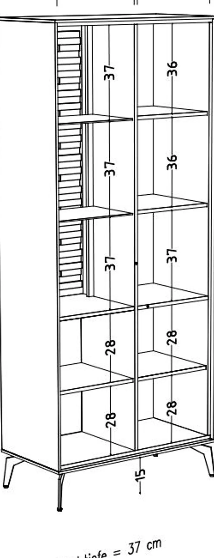 Online Mäusbacher Vitrine Meran Weiß / Matt