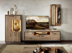 Discount Wohnconcept Vitrine Ruben Eiche
