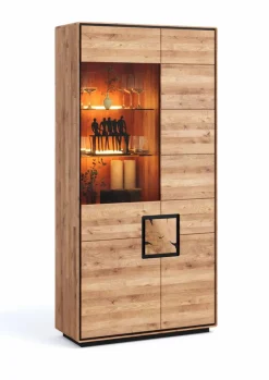 Online G+K Vitrine Toronto Wildeiche geölt