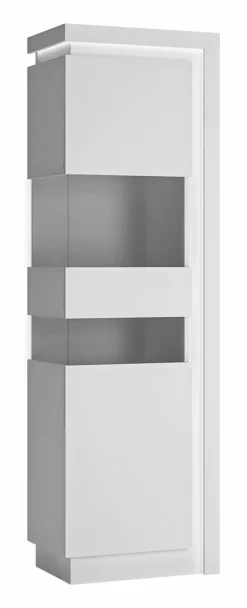 Best Wójcik Vitrine 1-trg. Lyon Weiß