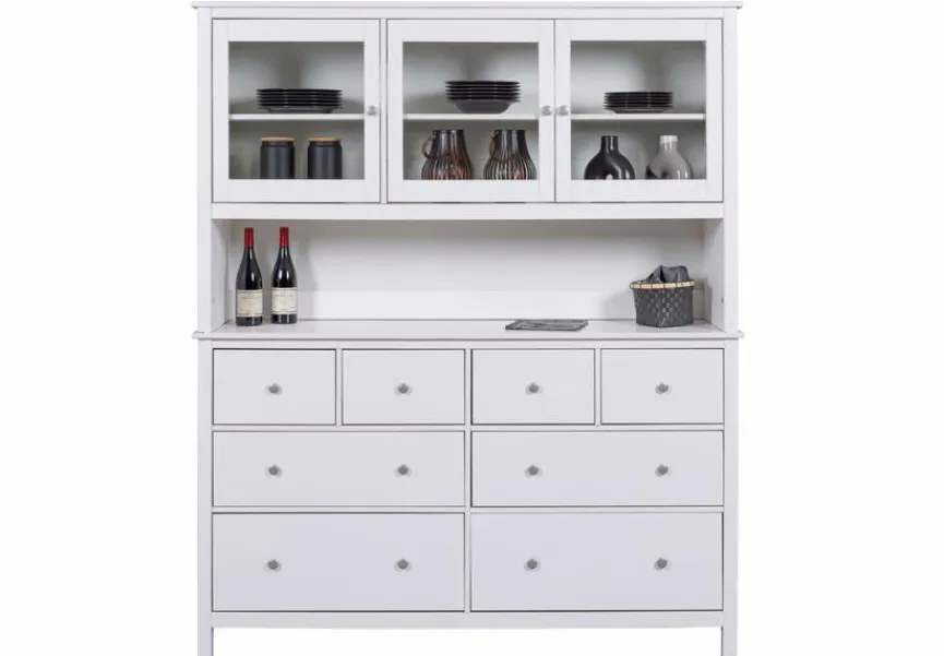 Hot Inter Link Vitrinenaufsatz Chilly Weiß