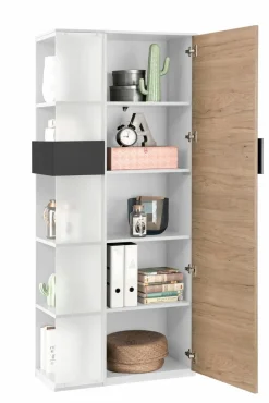 Best Röhr Vitrinenschrank Clip Eiche