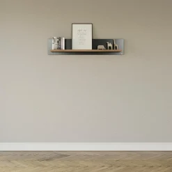 Sale set one by Musterring Wandboard York Graphit / Eiche