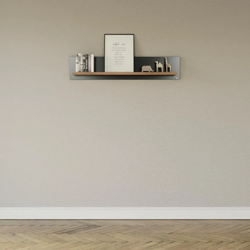 Sale set one by Musterring Wandboard York Graphit / Eiche