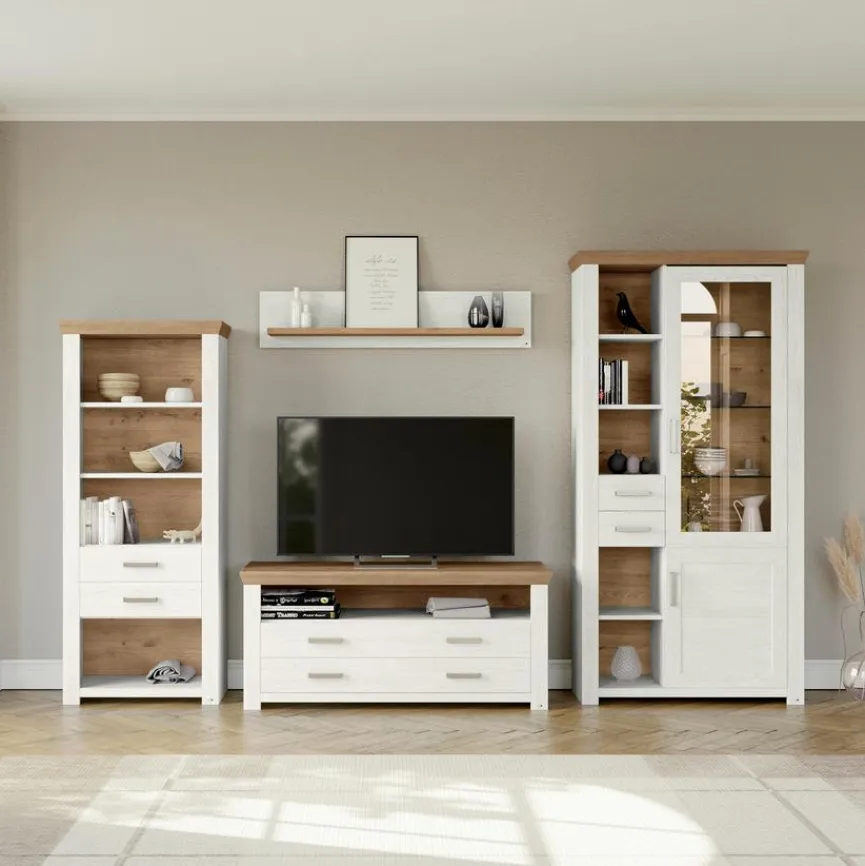 Best set one by Musterring Wandboard York Pino-Aurelio / Eiche Artisan