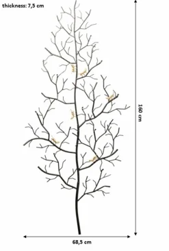 KARE DESIGN Wandgarderobe Ants on a Tree 84172