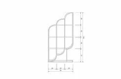 Hot Wandregal Intens Messing