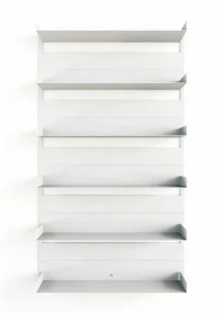 Best Metallbude Wandregal Aris Weiß