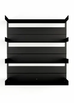 Metallbude Wandregal Aris Schwarz