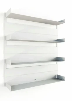 Clearance Metallbude Wandregal Aris Weiß