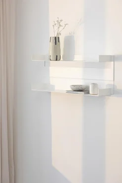 Hot Metallbude Wandregal Aris Weiß