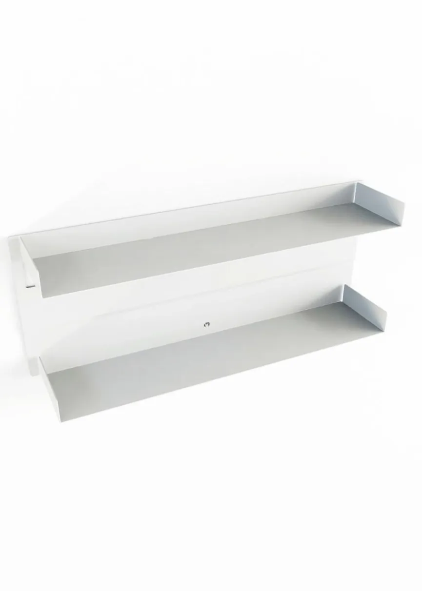 Hot Metallbude Wandregal Aris Weiß