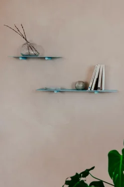 Sale Metallbude Wandregal Lenn 40 x 17 Blueberry