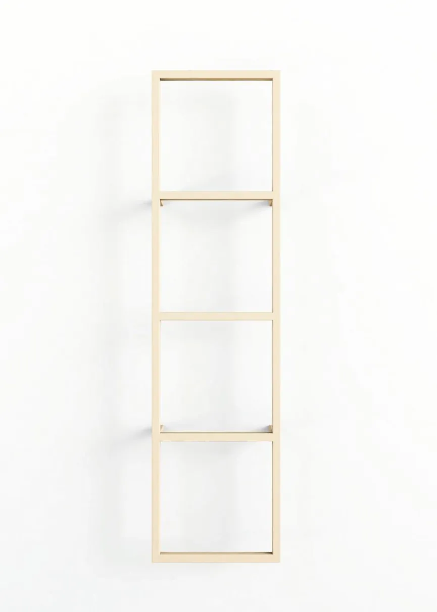 Online Metallbude Wandregal Rivo Cashew