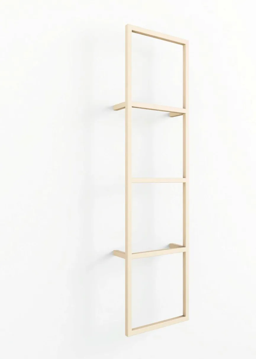 Online Metallbude Wandregal Rivo Cashew