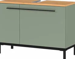 Germania Waschbeckenunterschrank Carmona Taupegrün