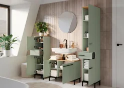 Germania Waschbeckenunterschrank Carmona Taupegrün