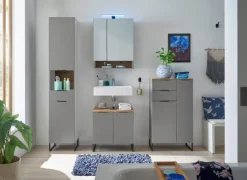 Best Waschbeckenunterschrank Denver Grau
