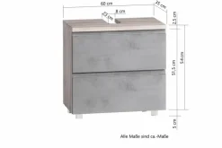 Held-Möbel Waschbeckenunterschrank Monza