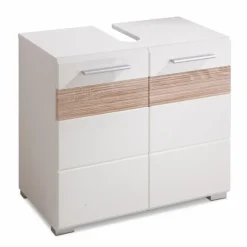 Online trendteam Waschbeckenunterschrank Mezzo Weiß