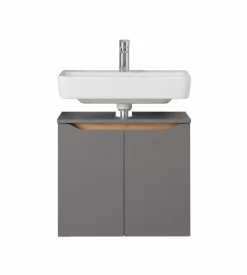 Outlet Pelipal Waschbeckenunterschrank Quick 357 Quarzgrau