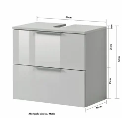 Online Held-Möbel Waschbeckenunterschrank Ravello Weiß