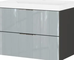 Online Germania Waschbeckenunterschrank Vasio Silbergrau