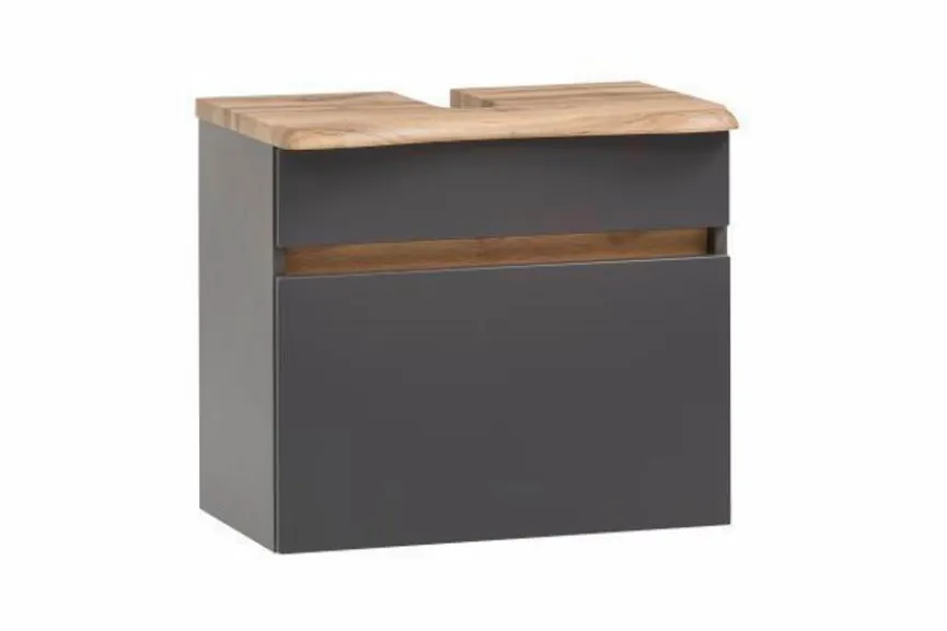 Best Held-Möbel Waschbeckenunterschrank Villach Graphit