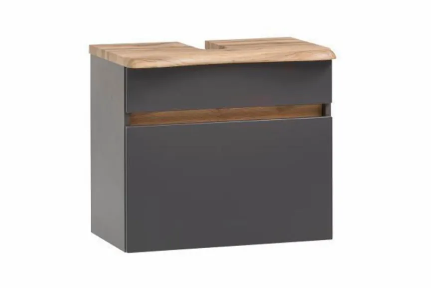 Best Held-Möbel Waschbeckenunterschrank Villach Graphit