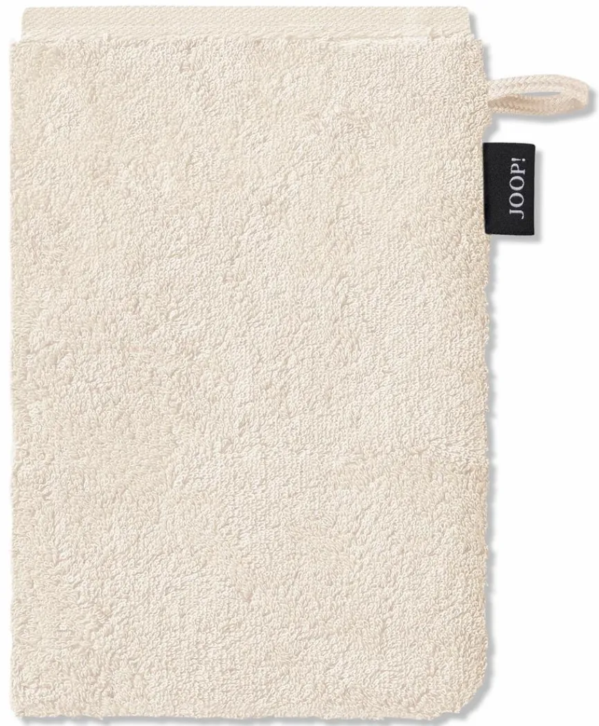 Outlet JOOP! Waschlappen Doubleface 16 x 22 cm Creme