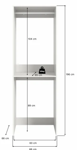 Waschmaschinenschrank Lucca