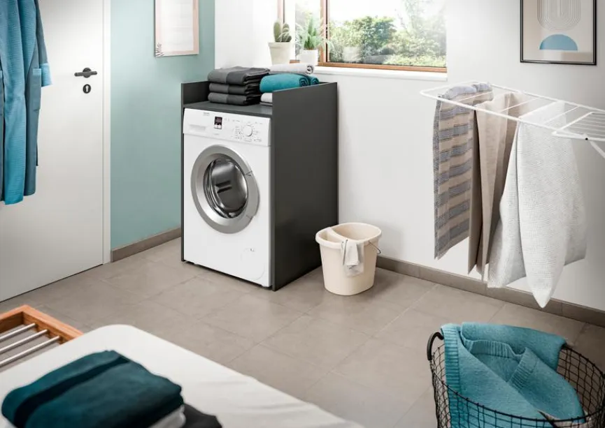 Sale Waschmaschinenumbauschrank Lucca Anthrazit