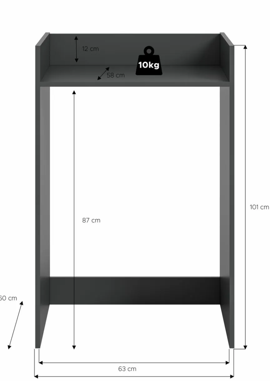 Sale Waschmaschinenumbauschrank Lucca Anthrazit