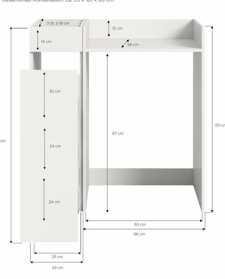 Waschmaschinenumbau-Set Lucca