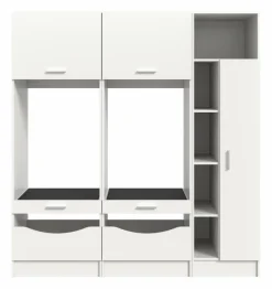 Hot Waschmaschinenumbau-Set Lucca Weiß