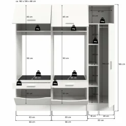 Hot Waschmaschinenumbau-Set Lucca Weiß