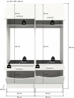 Waschmaschinenumbau-Set Lucca