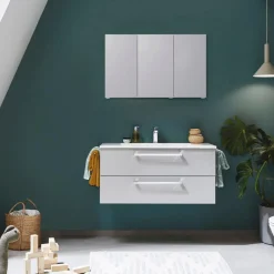 Discount Puris Waschtischkombination Fresh Weiß