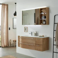 New Puris Waschtischkombination Swing Eiche Natur