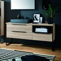 Sale Puris Waschtischunterschrank Aspekt Eiche