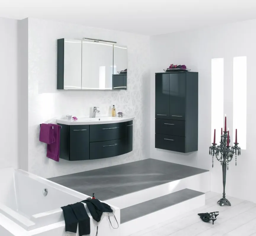 Outlet Pelipal Waschtischunterschrank Cassca Anthrazit