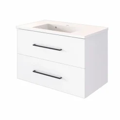 Best Held-Möbel Waschtischunterschrank Chur Weiß